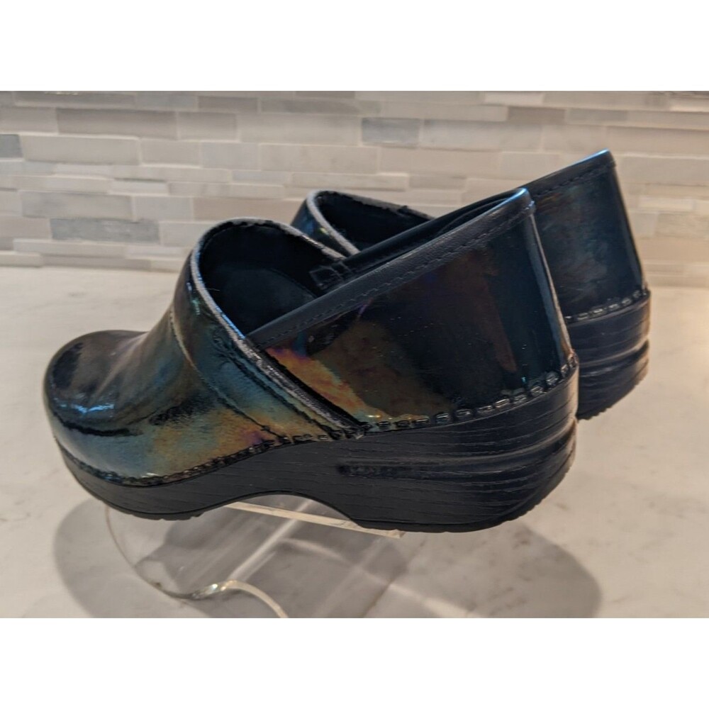 Women's DANSKO Petrol Professional Stapled Slip-On Clogs Size 39/9 - Picture 4 of 11